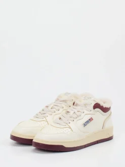 Damen Autry – Sneaker aus Leder creme mit Fütterung