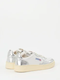 Damen Autry – Sneaker aus Leder in Metallic-Optik
