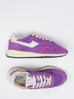 Damen Autry – Sneaker aus Velour/Textil in Violett