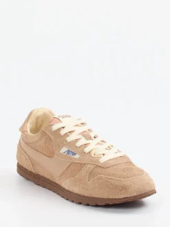 Damen Autry – Sneaker aus Veloursleder beige