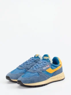 Herren Autry – Sneaker aus Veloursleder in Jeans