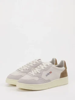 Herren Autry – Sneaker aus Veloursleder in Beige