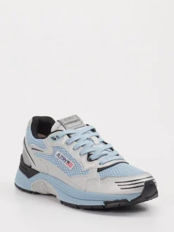 Damen Autry – Sneaker aus Velour und Textil hell