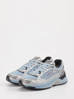 Damen Autry – Sneaker aus Velour und Textil hell