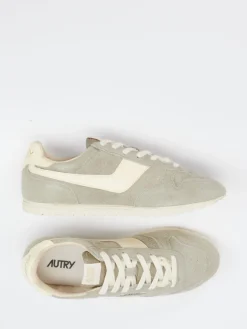 Damen Autry – Sneaker aus Veloursleder in Beige
