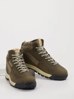 Herren Autry – Sneakerboots aus Veloursleder oliv