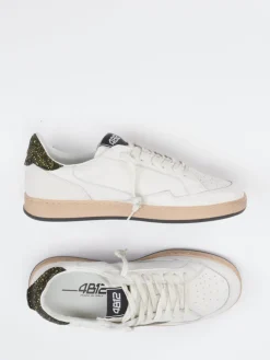 – Sneaker aus Hirschleder mit Glitzerferse*4B12 Online