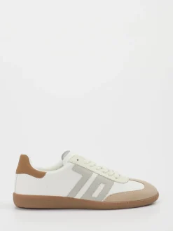 – Retro-Sneaker aus Kalbleder Offwhite*Back 70 Clearance