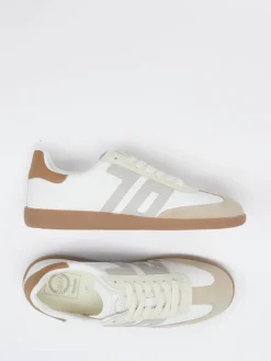 – Retro-Sneaker aus Kalbleder Offwhite*Back 70 Clearance