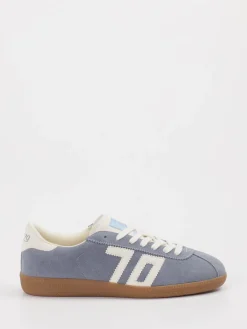 – Retro-Sneaker aus Kalbleder in Tauben*Back 70 Clearance