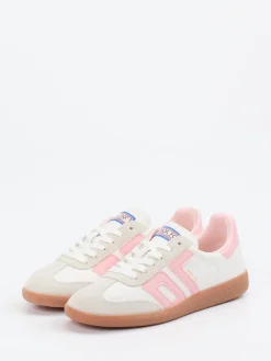– Retro-Sneaker aus Leder in Offwhite*Back 70 Discount
