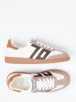 – Retro-Sneaker aus Lammleder in Offwhite*Back 70 Discount