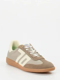 Herren Back 70 – Retro-Sneaker aus Veloursleder in Taupe