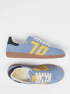 Damen Back 70 – Retro-Sneaker aus Veloursleder jeans