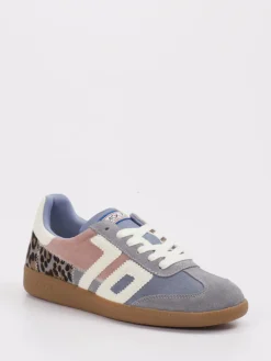 Damen Back 70 – Retro-Sneaker aus Veloursleder mehrfarbig