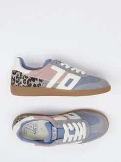 Damen Back 70 – Retro-Sneaker aus Veloursleder mehrfarbig