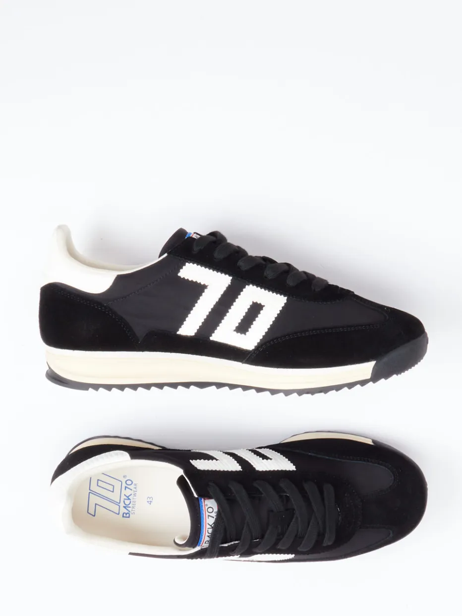 Herren Back 70 – Retro-Sneaker aus Veloursleder und Nylon