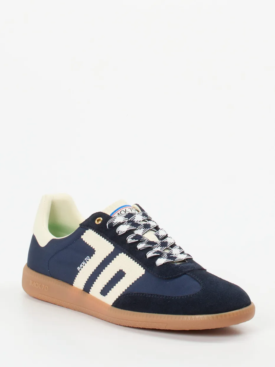 – Retro-Sneaker aus Veloursleder navy*Back 70 New