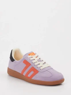 – Retro-Sneaker aus Veloursleder Flieder*Back 70 New