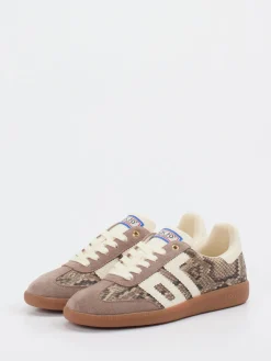 – Retro-Sneaker aus Veloursleder mit Schlangenmuster*Back 70 Sale