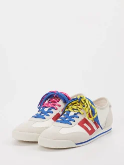 – Retro-Sneaker aus Velourleder Offwhite*Back 70 New