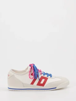 – Retro-Sneaker aus Velourleder Offwhite*Back 70 New