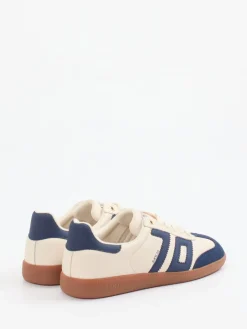 – Retro-Sneaker aus Velour/Leder creme*Back 70 New