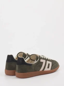 Damen Back 70 – Retro-Sneaker aus Veloursleder oliv