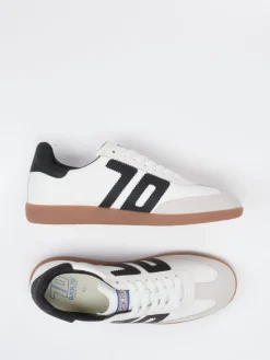 – Retro-Sneaker aus Velour/Leder*Back 70 Discount