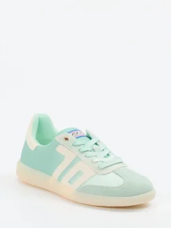 – Retro-Sneaker aus Veloursleder und Nylon Mint*Back 70 Sale