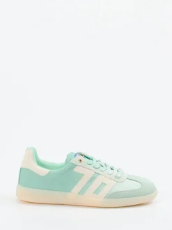 – Retro-Sneaker aus Veloursleder und Nylon Mint*Back 70 Sale