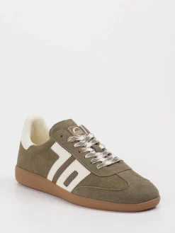 – Retro-Sneaker aus Veloursleder oliv*Back 70 Best