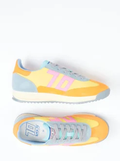 Damen Back 70 – Retro-Sneaker aus Veloursleder und Textil