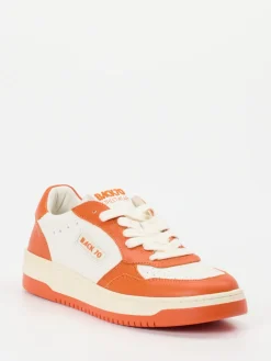 Damen Back 70 – Sneaker aus Glattleder Orangerot-