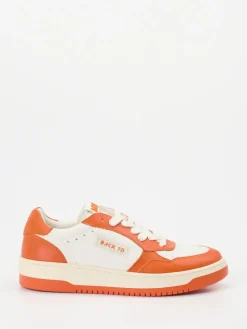 Damen Back 70 – Sneaker aus Glattleder Orangerot-