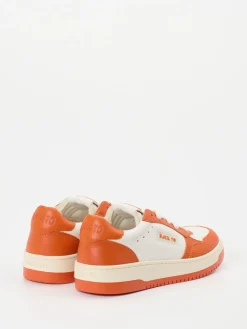 Damen Back 70 – Sneaker aus Glattleder Orangerot-