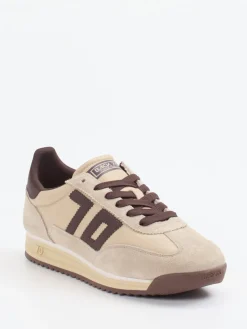 – Sneaker aus Veloursleder -braun*Back 70 Hot