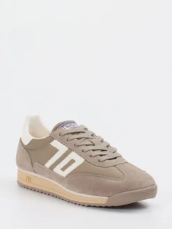 Herren Back 70 – Sneaker aus Veloursleder und Nylon taupe