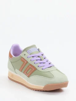 – Sneaker aus Veloursleder Salbei*Back 70 Discount