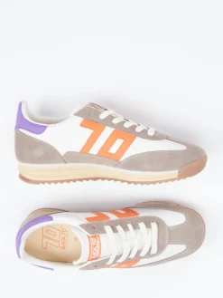 – Sneaker aus Veloursleder und Kalbleder*Back 70 Discount