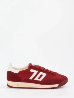 Herren Back 70 – Sneaker aus Velour/Textil in Wein