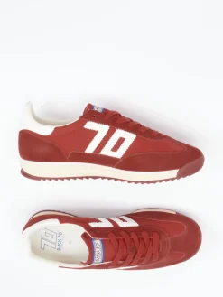 Herren Back 70 – Sneaker aus Velour/Textil in Wein