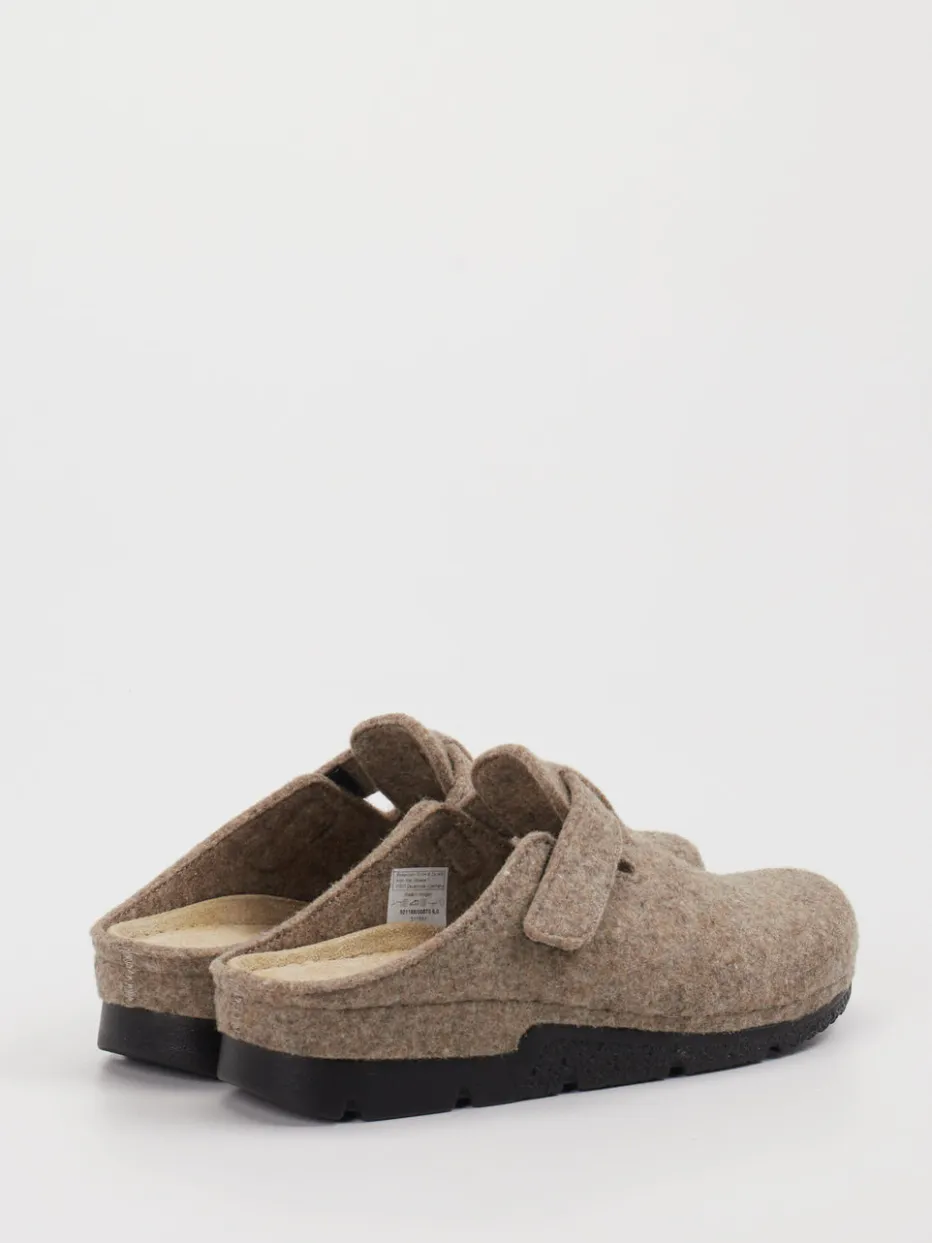 Damen Berkemann – Clogs aus Filz in Beige