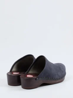 – Clogs aus Veloursleder Dunkel*Berkemann New