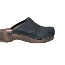 – Clogs aus Veloursleder Dunkel*Berkemann New
