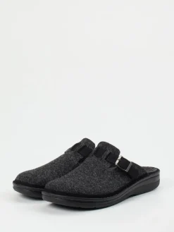 Herren Berkemann – Hausschuh aus Filz in Anthrazit