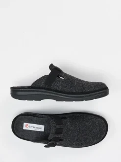 Herren Berkemann – Hausschuh aus Filz in Anthrazit