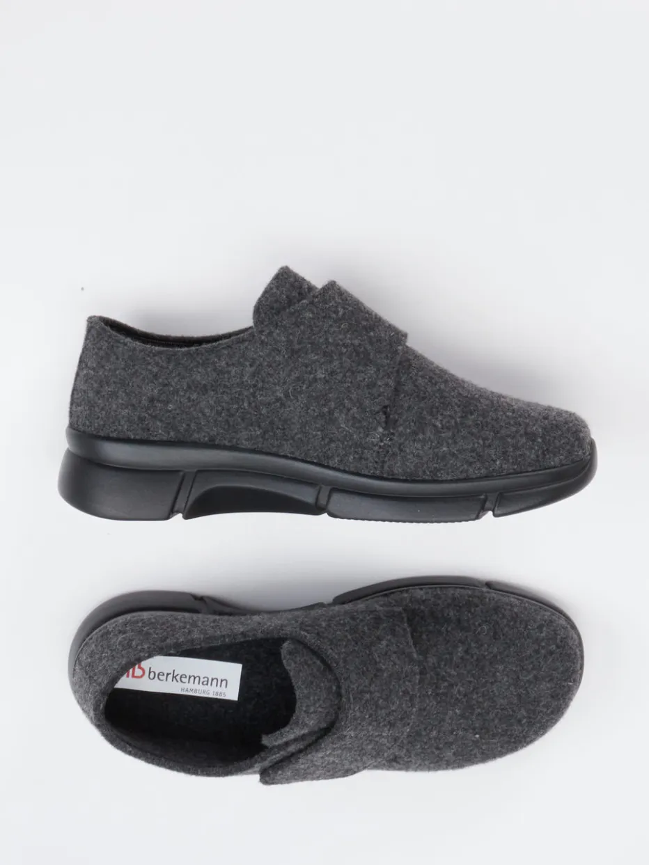 – Klett-Hausschuh aus Filz in*Berkemann Sale