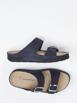 – Komfort-Pantolette aus Nubukleder dunkel*Berkemann Hot