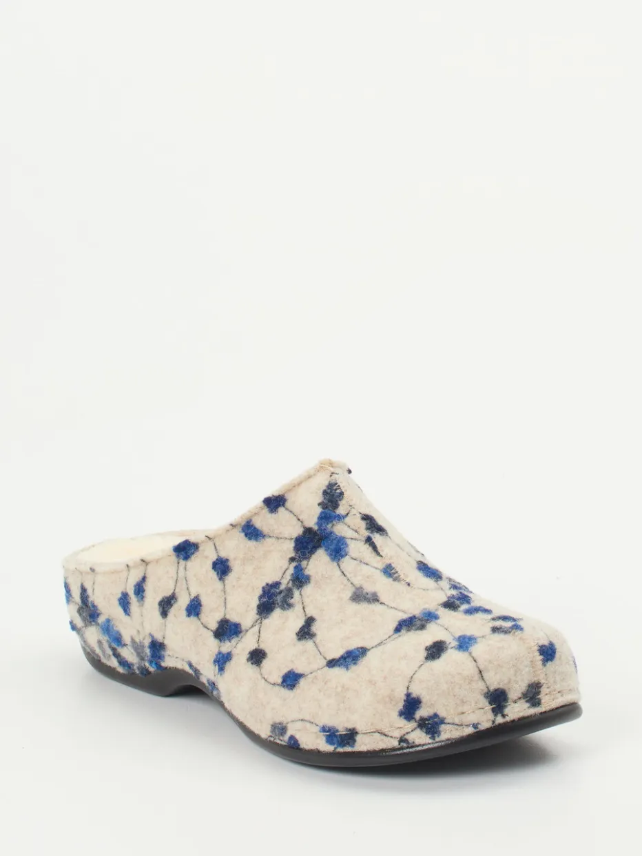 – Pantoffeln aus Wollfilz mit floralem Muster*Berkemann Online